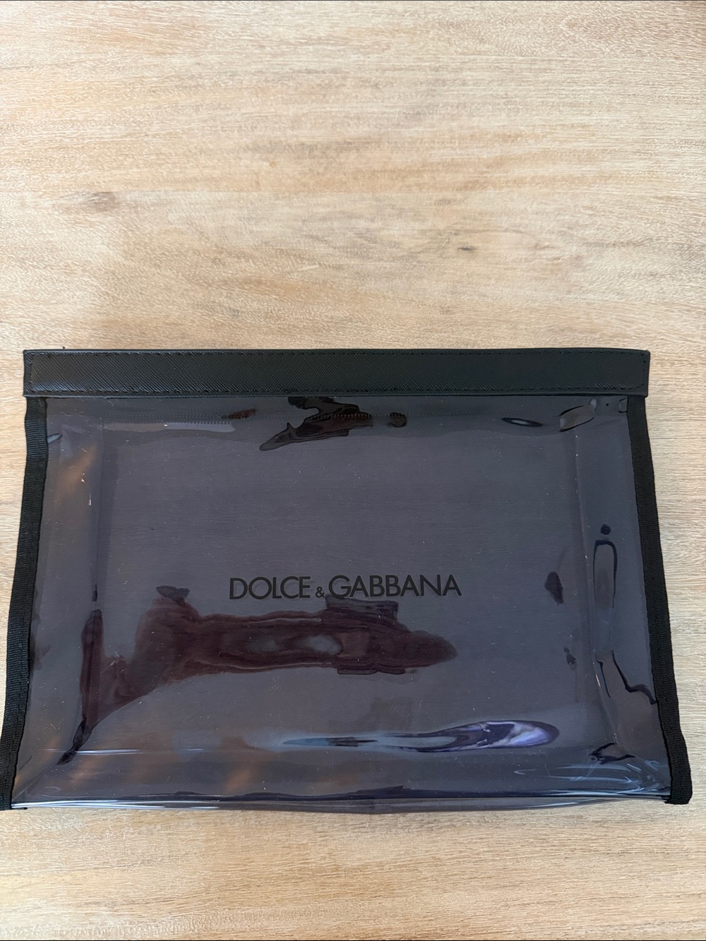 Dolce & Gabbana PVC Swimsuit Pouch